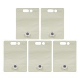Blank Eggshell Stand Up Bladders - 1.5 L (5 Pack)